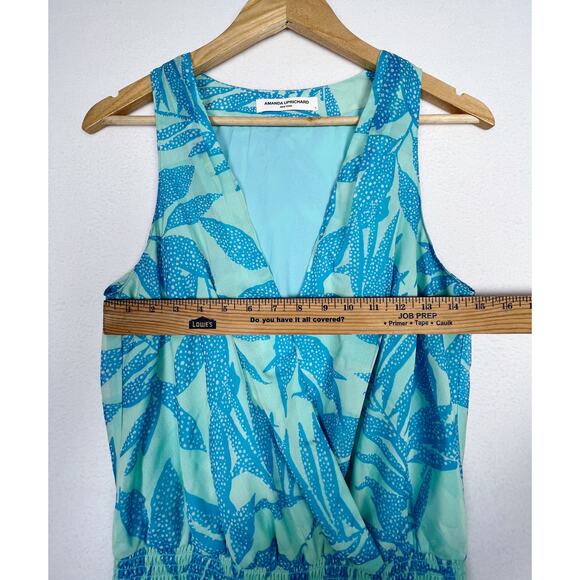 Amanda Uprichard Scottie Dress in Breeze Blue/Green Size S - Picture 6 of 7
